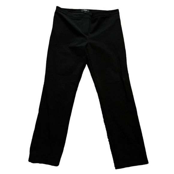 Theory Black Cropped Trousers Size 4 - Picture 1 of 4